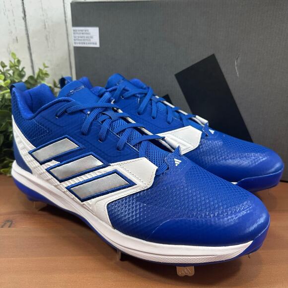 Adidas Men's Icon 8 Metal Baseball Cleats Sneakers Size 12.5 - Picture 2 of 11